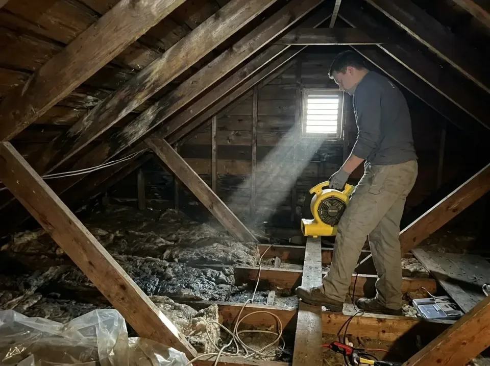 attic-water-damage-drying-proc-007 — frequently asked questions, Emergency Water Extraction & 24/7 Flood Response in Estill,…